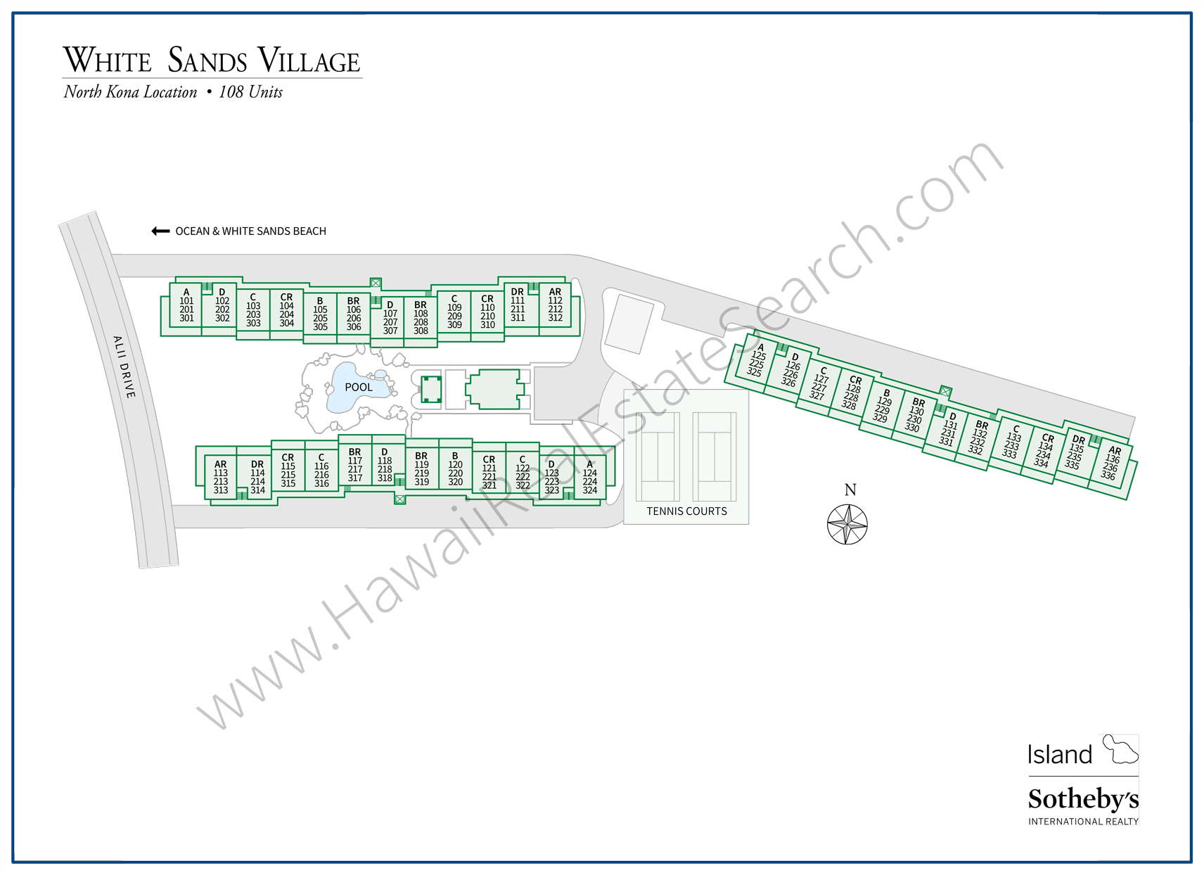 White Sands Village Map